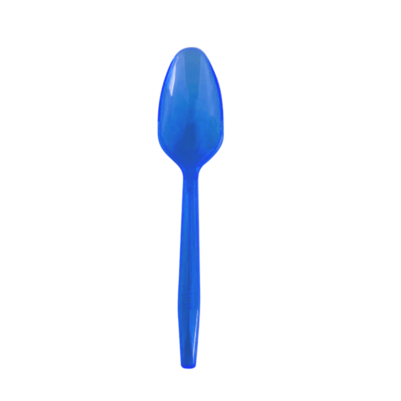 CUCHARA MEDIANA NEON AZUL